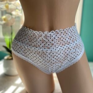 Lot of 2 Pair Victoria's Secret XL Floral Lace Hiphugger Hipster Panty Panties